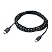 Cable Matters Braided USB C to Micro USB Cable - 6.6ft, [3A/15W Charging, 480Mbps Data] MicroUSB to USBC Cable, Micro-B 2.0 Cord for Game Controller, Camera, GPS, Dash Cam, and More, Black