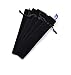 ASEINT 50 Pcs Black Velvet Pen Pouch Sleeve Holder Single Pen Bag Case Pencil Bag