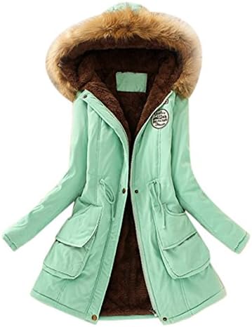 Nation Warm Coat Clearance ♥ Fashion Womens Long Jacket Winter Slim Outwear (M, Green)