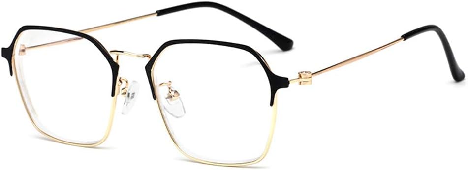 Rongchy Fashion Metal Nearsighted Eyewear Shortsighted Retro Myopia Working Glasses -1.00 Strengths Men Women Full Rims Eyeglasses