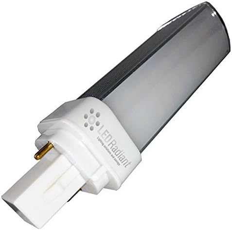 LEDRadiant 10W LED PL Lamp G24-d3, 1000 Lm, 6500K (Cool White), Frosted lens, 120° Beam Angle, IP40, UL &amp; RoHS Listed, 5 year warranty