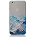 iPhone 6 6S Case ycmcover Semi Transparent Matte Finish Heavy Duty Hard Back Cover Case with TPU Soft Bumper Snow Mountain