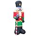 Holidayana Christmas Inflatable Giant 8 Ft. Nutcracker Christmas Inflatable Featuring Lighted Interior Inflatable Christmas Decoration with Built in Fan and Anchor Ropes