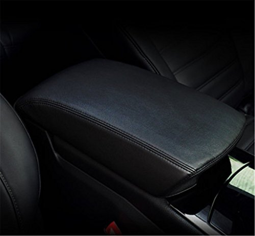 FMtoppeak Black Center Console Armrest Cushion Pad Guard Cover for 2014-2016 Jeep Renegade