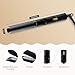 K-SKIN Professional Hair Straightener Anti-Static Flat Iron Hair Styling Brush PTC Ceramic Heating Hair Straightening Brush Anti-Static Shiny & Silky Pressure-Free Electric Hair Iron Wand Brush Black