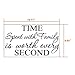 VANGOLD Wall Sticker DIY Wall Decoration Sticker for Empty Wall with TIME Spent with Family is Worth Every Second …