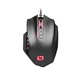 Lioncast 19 Buttons Lm30 Gaming Mouse With 16,400 Dpi Laser Sensor & Customizable Weight