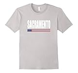 Sacramento California Cali City Pride USA Flag T-Shirt