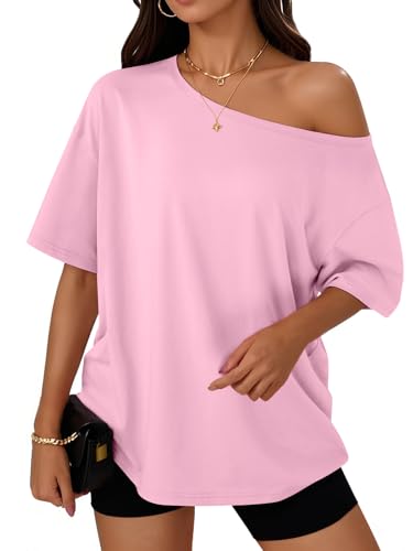 Trendy Queen Womens Off Shoulder Tops Oversized