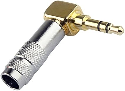 Amazon Wkaeエルボオーディオプラグ3 5 Mm Aux車電話ヘッドセット3つdiy溶接プラグ Wkae ステレオケーブル