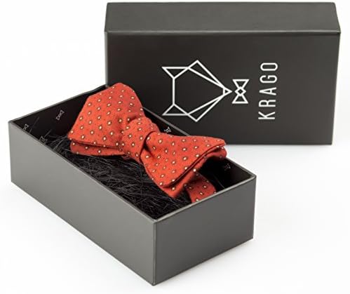 Exclusive Red Polka Dot Bow tie for Men, Valentine's Day, Party Self tie Bow Tie
