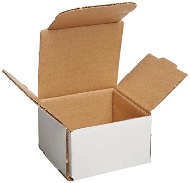 Amazon.com : Aviditi White Corrugated Cardboard Mailing Boxes, 3 x 3 x