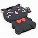 iPhone 7 Plus Case, MC Fashion 3D Lucky Fortune Cat Kitty with Cute Bow Tie Silicone Phone Case Cover for Apple iPhone 7 Plus (2016) and iPhone 8 Plus (2017) (Black)