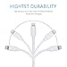 NEXGADGET 4-Pack [8 Inches] USB Charging Cable Compatible for iPhone X/8/8Plus/7/7Plus/6s Plus/6s/6/5/5S/5C/SE, iPad Pro, iPad Air, iPad Mini and More,Android Devices Not Supported
