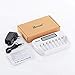 BONAI 8 Bay Smart LCD Battery Charger for AA AAA NiMH NiCD Rechargeable Batteries with Discharge Function and AC Wall Adapter