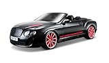 Bburago 1:18 Scale Bentley Continental Supersports Convertible ISR Diecast Vehicle (Colors May Vary)