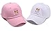 OVOY Dog Head Embroidered Strapback Baseball Cap Adjustable Dad Hat