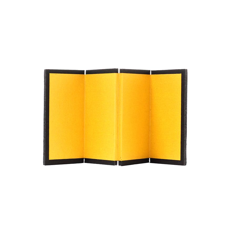 ミニ金屏風 4曲 57×112mm 絹目模様 CCM-2-003商品画像