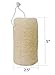 TSM All Natural Loofah Exfoliating Fiber Sponge Body Back Scrubber For shower Bath (3, 2.5