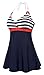 Womens One Piece Swimsuit with Falsies Medium Red