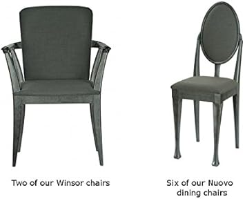 Amazon.de: High Street Design Neue Set von Stühle Esszimmer aus Zinn