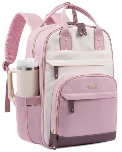 LOVEVOOK Laptop Backpack with Tumbler Holder