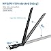 Wifi Dongle 1200Mbps ZTESY USB 3.0 Wifi Adapter Dual Band 2.4GHz / 5GHz 802.11ac Wireless Network Adapter with 5DBi High Gain Antenna Compatible with Windows XP / Vista / 7 / 8 / 10 and MacOS X