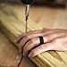 KAUAI Silicone Wedding Rings for Men. Elegant. Timeless. Leading Brand for Comfort & Design in Mens Bands. Active Crossfit Workout Gym Band. Classic Unisex Couples Ring