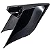Harley Side Covers Motorcycle Side Covers Stretched Side Panels Fit for 2009-2013 Harley Touring - Vivid Black, ABS Plasitc Skirts, 6 Studs