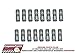LS HYDRAULIC ROLLER LIFTERS SET OF 16 PART NUMBER: RLR102 REPLACES GM PERFORMANCE PART NUMBER: 12499225