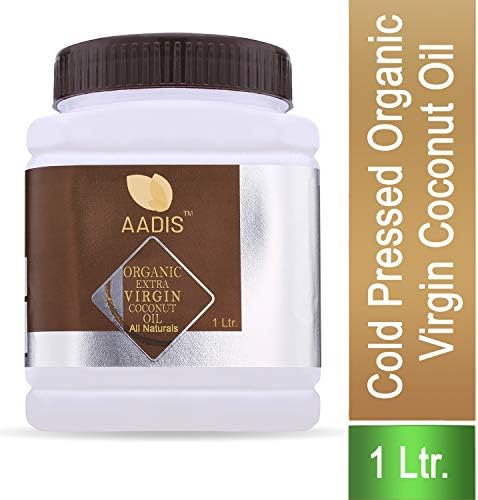 Aadis Cold Pressed Extra Virgin Coconut Oil, 1 l