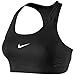 NIKE New Women 's Victory Compression Bra Binary, Black /Black, Medium