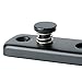 Alise FD9000-B Stainless Steel Chain Door Guard with Spring Anti-Theft Press Lock,Matte Black