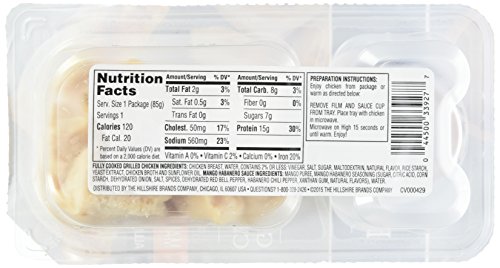 2 Hillshire+Snacking+Habanero+Grilled+Chicken