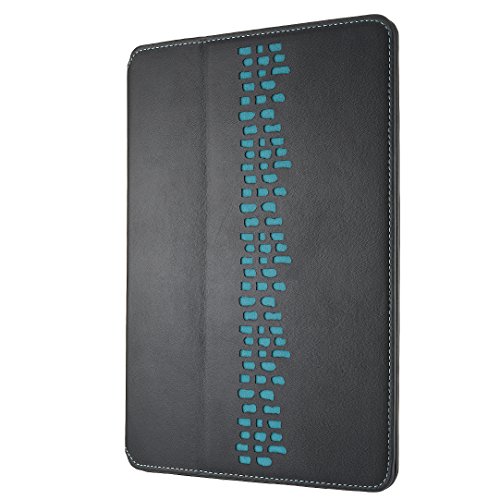 image for Ed Hicks The Rise iPad Air 1 & 2 Designer Leather Stand Case in Black 