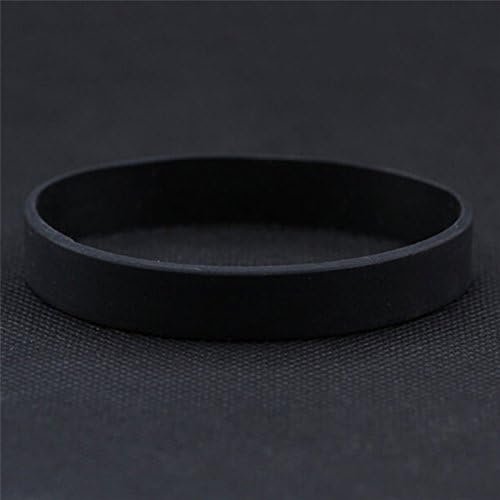 LamberthcV 1Pcs Silicone Wristband, Rubber Bracelet Novelty Bands Solid Color,Used Various Casino, Playground, Great Gifts, Party