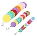 BIHRTC Pack of 300 Mixed Color 3 Different Size Round Felt Circle Felt Pads for DIY and Sewing Handcraft (0.8