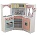 KidKraft Deluxe Corner Play Kitchen Playset, White