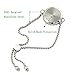 JAOYU Essential Oil Diffuser Bracelets for Women Aromatherapy Bracelet Stainless Steel Bangle Floating Charm Locket - 8 Perfume Refill Pads