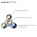 Hand Spinner, Up 8 Min Spins BESTTY Fidget Spinner EDC Spinner [High Speed | 4-8 Min Spins |German Bearing] Fingertip Gyro Fidget Hand Spinner ADHD Fidget Toy (Electroplating Colorful)