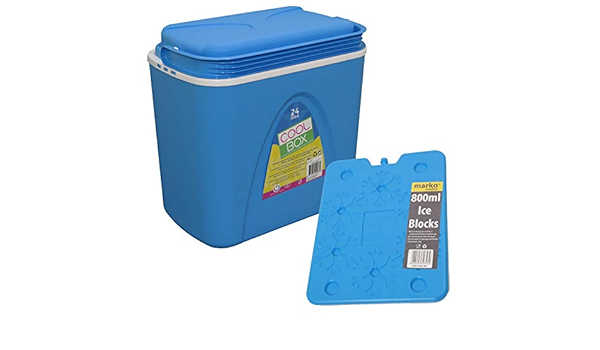 Nevera portátil y 800 ml bloques de hielo refrigerador tamaño ...