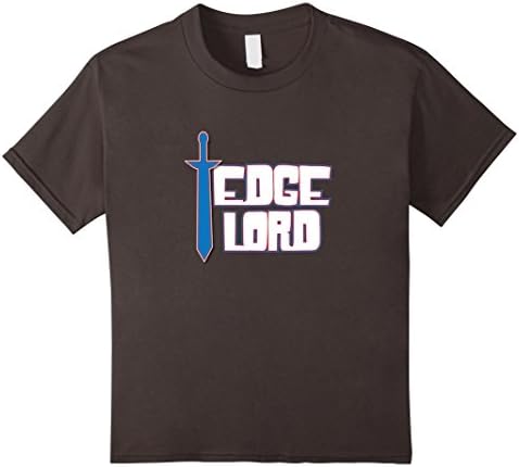 Kids Edge Lord Gamer Shirt 8 Asphalt