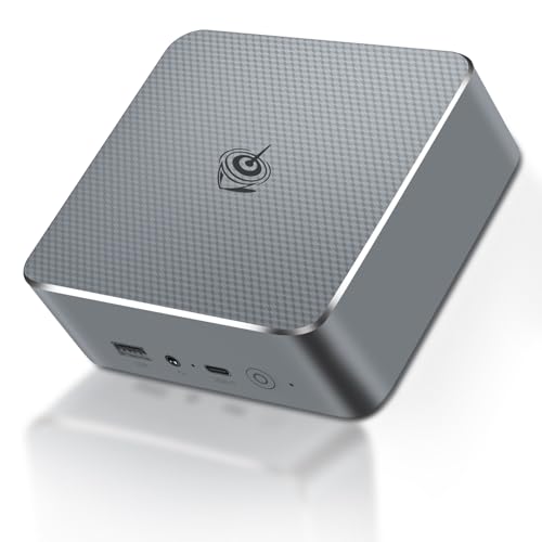 Beelink EQR6 Mini PC,AMD Ryzen 5 6600H (6C/12T,up to 4.5GHz),Mini Computer with 16GB DDR5/500GB NVMe SSD,Support 4K Dual Screen Display/WiFi6/BT5.2/USB3.2/Dual Gigabit LAN