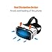 VR Headset with Remote Controller, Virtual Reality Headset VR Goggles for 3D Movie Games, VR Glasses Compatible with 4.5 - 6.3 inch Screens,  No Dizzy Feeling
