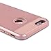 iPhone 6 Plus/6s Plus case KXLY 2 in 1 Hybrid Heavy Duty Shockproof Protective Cover Hard PC Rugged Soft TPU Bumper Dual Layer+Screen Protector+Stylus[Light Rose Gold]