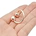Qlychee Rose Gold Copper Finger Ring Magnet Healing Ring Pain Therapy Gift 1 Pc