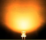 100pcs X Super Bright 5mm Flat top led Light lamp orange wide angle