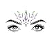 Face Jewels Glitter Temporary Tattoo, 6 Pcs Body Rhinestone Jewelry Stickers Crystal Mermaid Eyes Tears Gems Stones for Festival Party Women by IeBilif