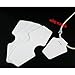 JGFinds 100 White Jewelry Necklace or Bracelet Display Cards, Blank