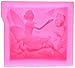 Longzang Fairy Flowers Play with Butterfly Art Silicone Craft DIY Handmade Soap Molds (S047)